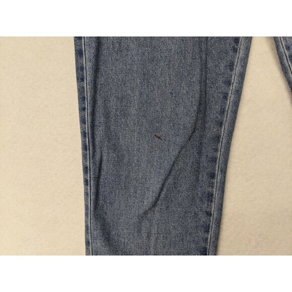 Forever 21 Women's Jeans Size 26 Light Wash High Rise Button-Fly Tapered - Picture 5 of 15